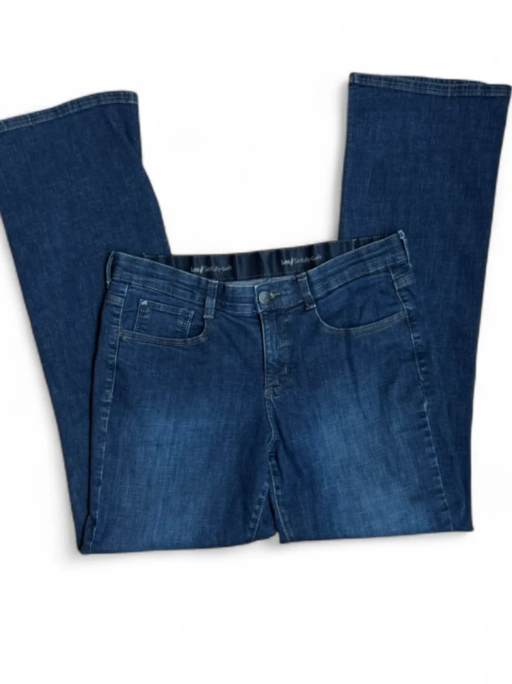 Lee Sinfully Soft Bootcut Jeans, Size Medium - Picture 2 of 7